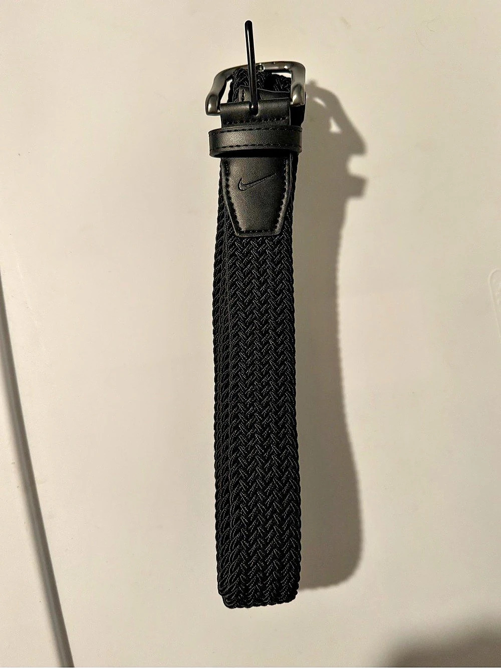 Nike Stretch Woven Golf Belt Black Braided Belt NWOT large